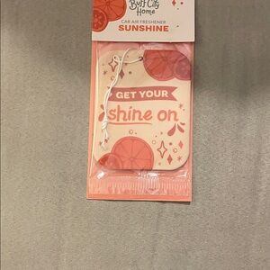 Sunshine Car Air Freshener - Pink